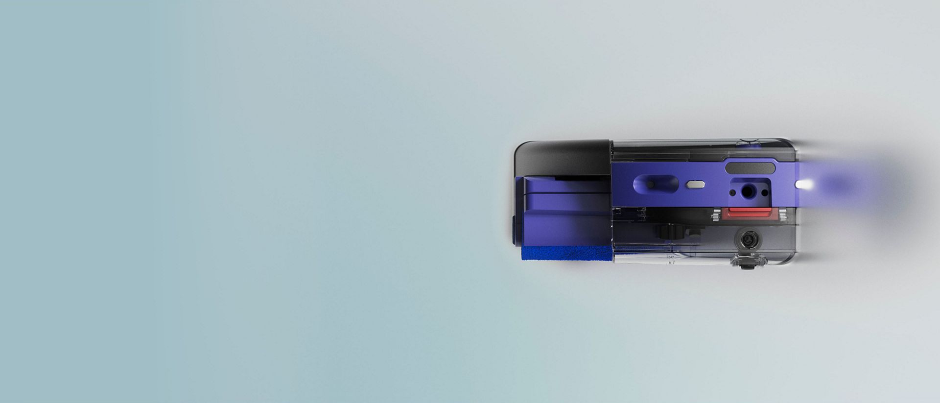 Dyson Spot+Scrub Ai robot süpürgedeki optik ve LiDAR sensörleri.