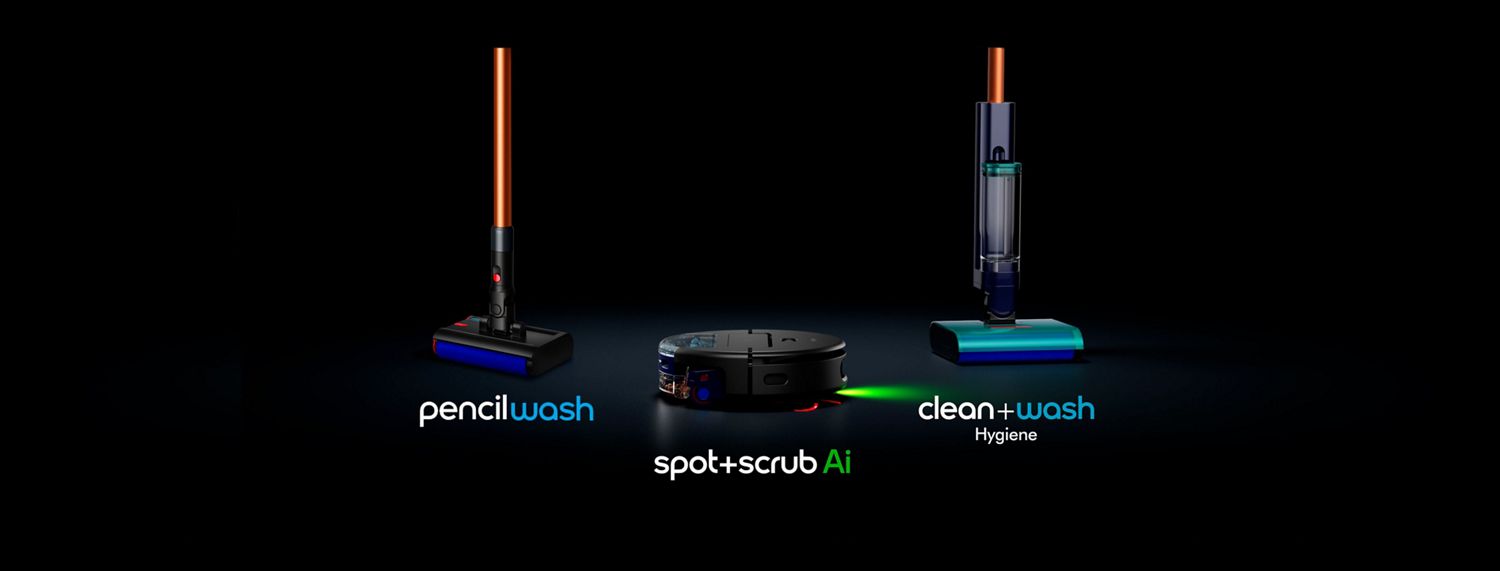Dyson PencilVac Fluffy cleaner and PencilVac Fluffycones cleaner.