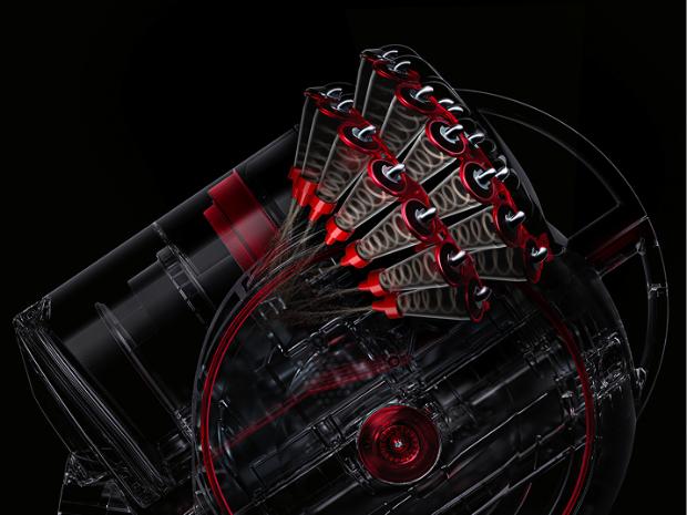 Cyclones in the Dyson Big Ball cylinder vacuum range.
