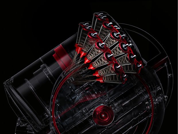 Cyclones in the Dyson Big Ball cylinder vacuum range.