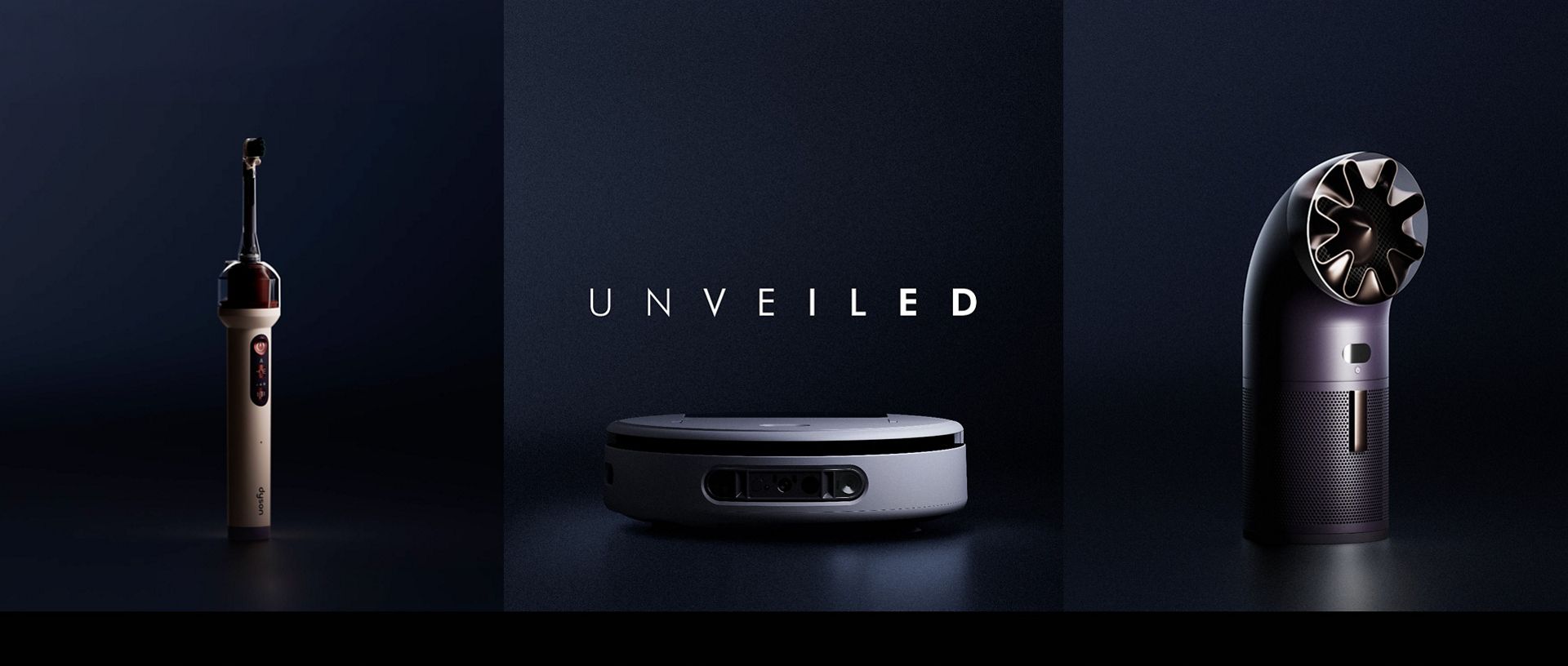Unveiled ibaresini taşıyan, yakında sunulacak Dyson teknolojisi.