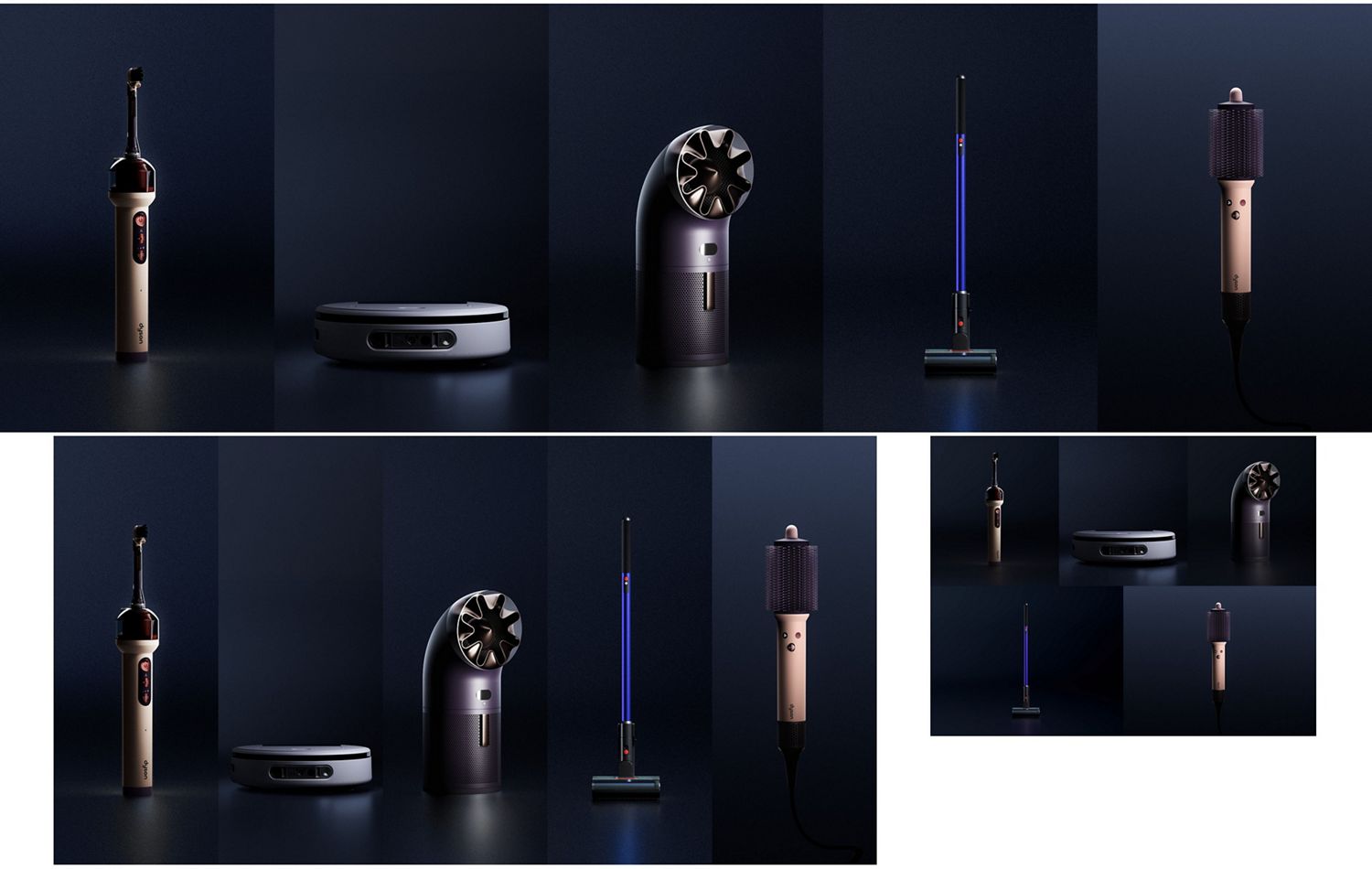 Uma gama de novas tecnologias Dyson.