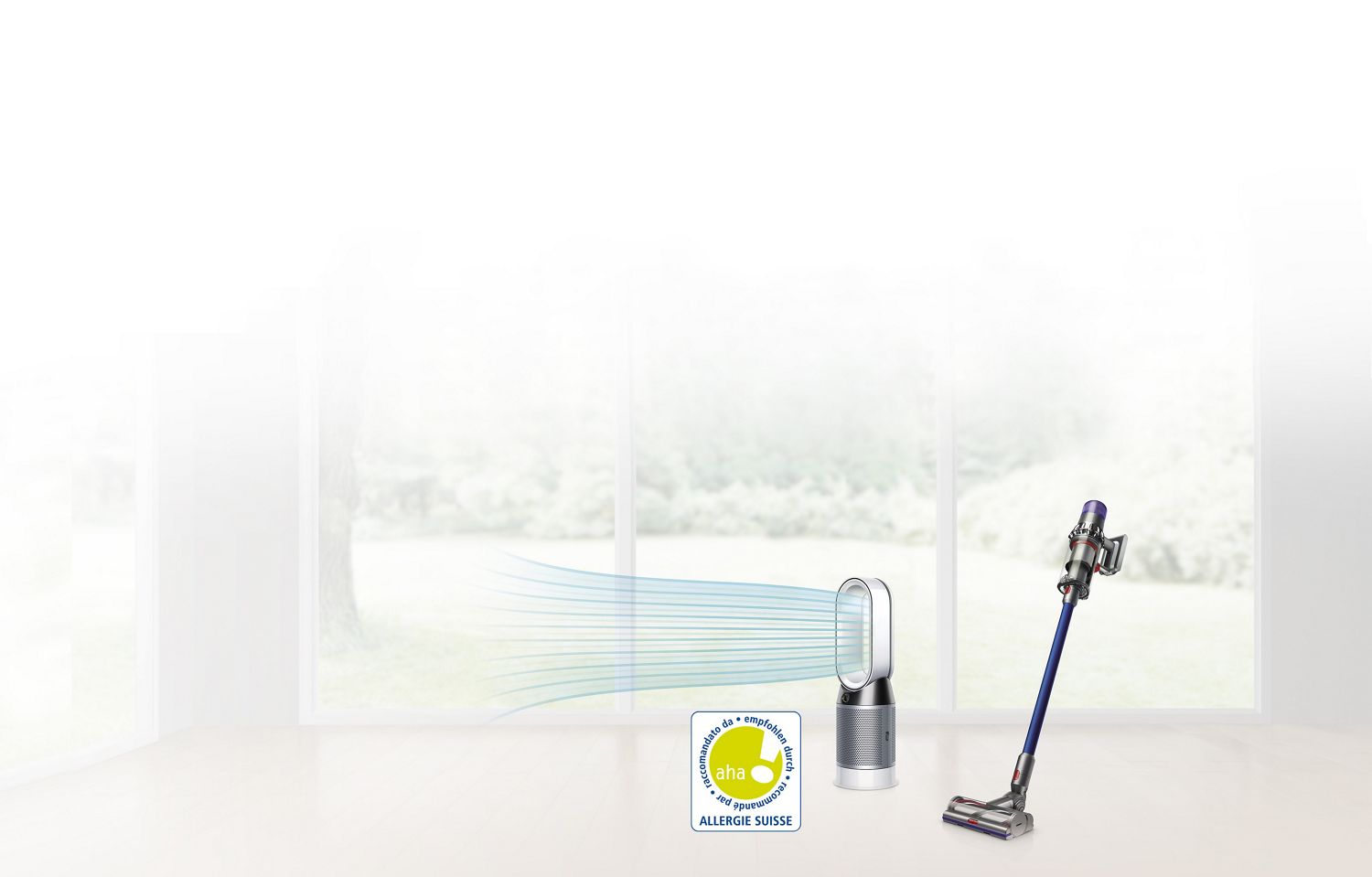 Dyson V11™ vacuum and Dyson Pure Cool™ air purifier