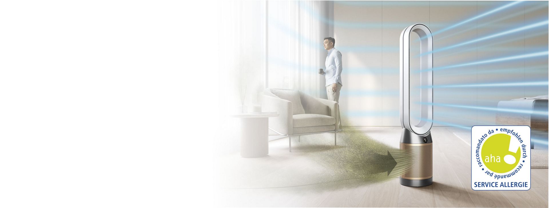 Dyson purifier cool formaldehyde in a bedroom