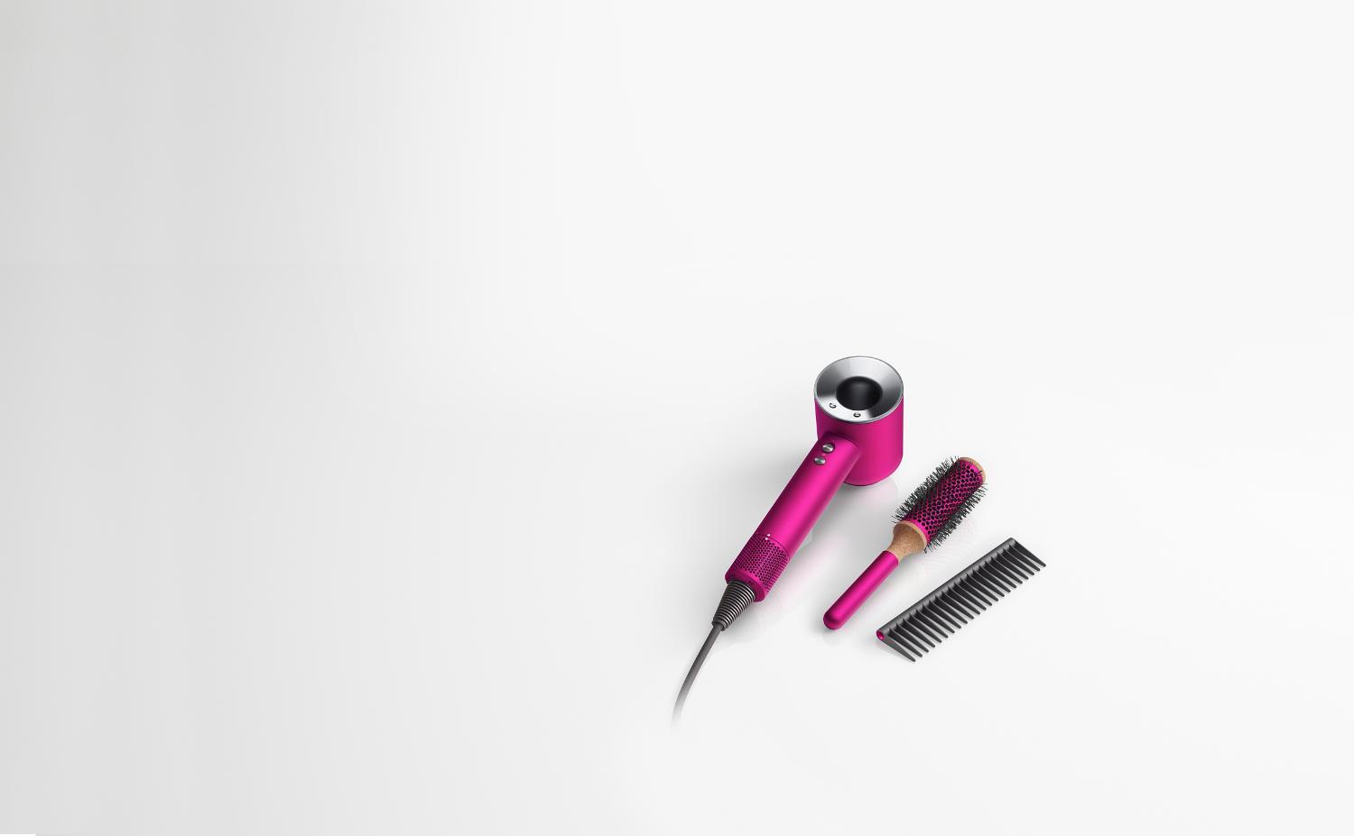 Dyson Supersonic™ hair dryer in fuchsia/nickel special gift edition Dyson Supersonic™ hair dryer in fuchsia/nickel special gift edition