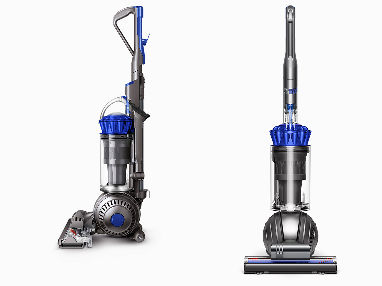 Vue latérale et arrière de l’aspirateur Dyson Ball Allergy+