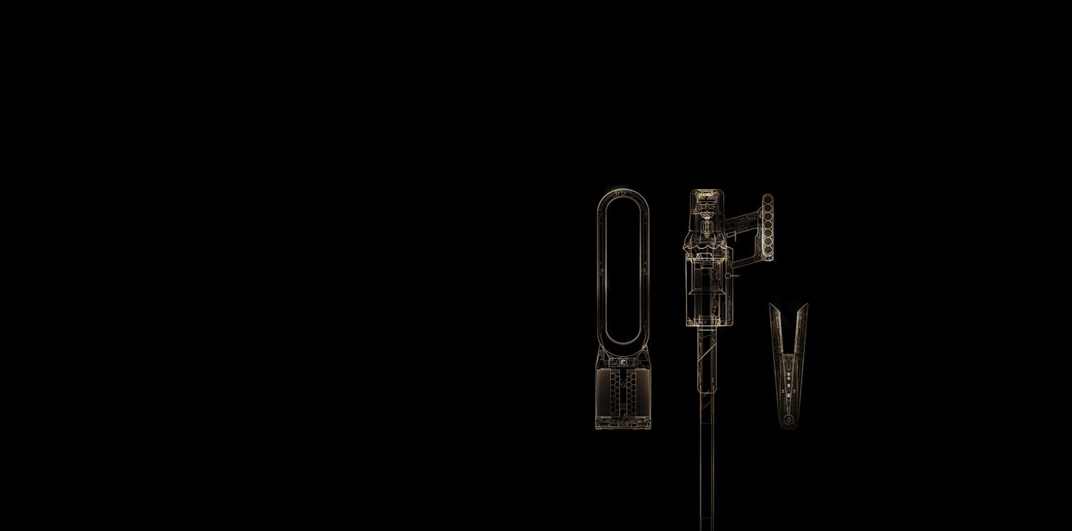 Interno della nuova tecnologia beauty Dyson