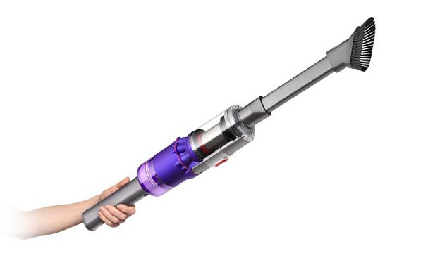 The Dyson Omni-glide vacuum in handheld mode
