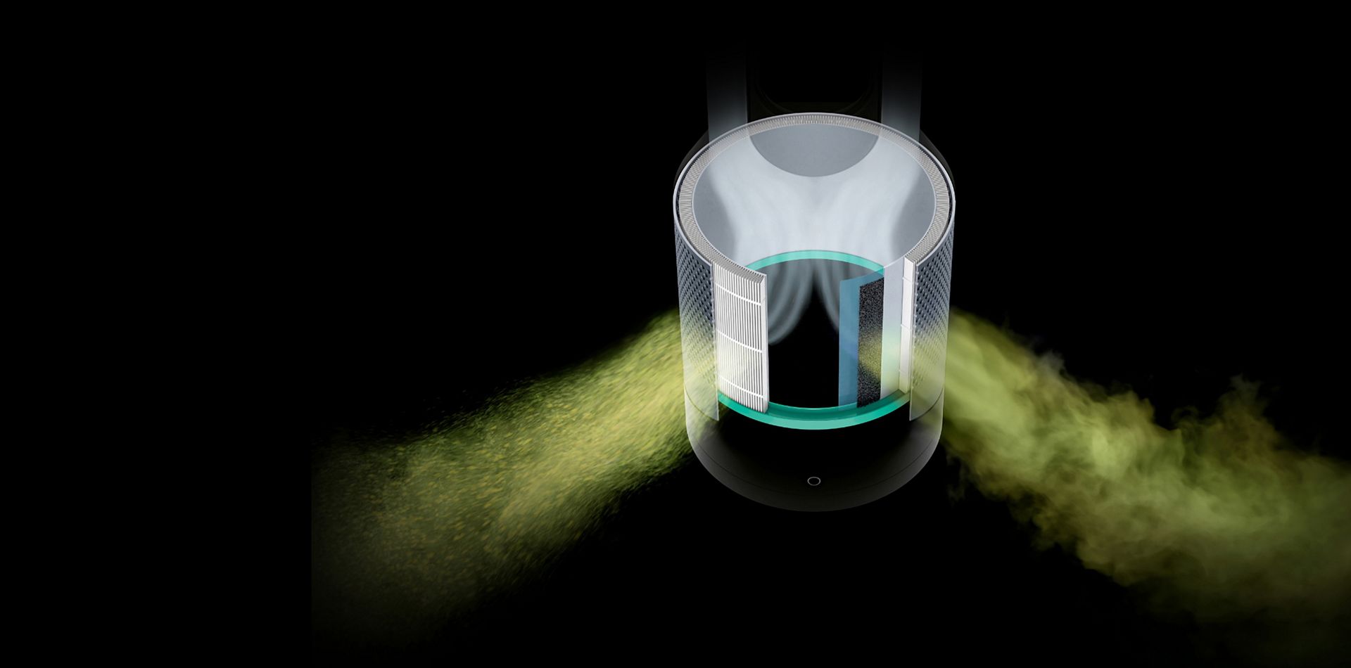 Schéma du flux d’air du purificateur