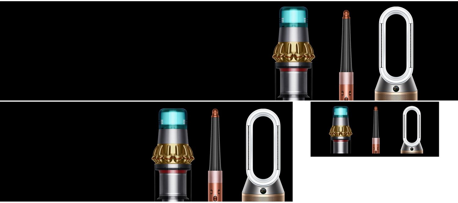 A collection of machines part of the exclusive Dyson Black Friday 2025 deals.