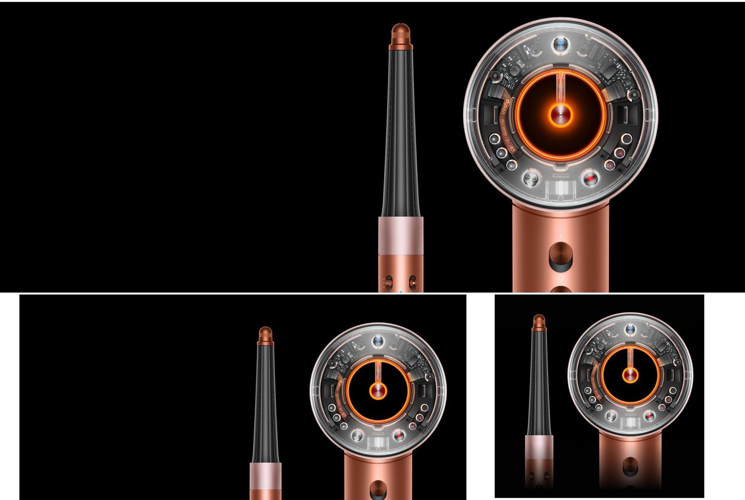 Dyson Airwrap ID multi-styler and dryer and Supersonic Nural hair dryer.