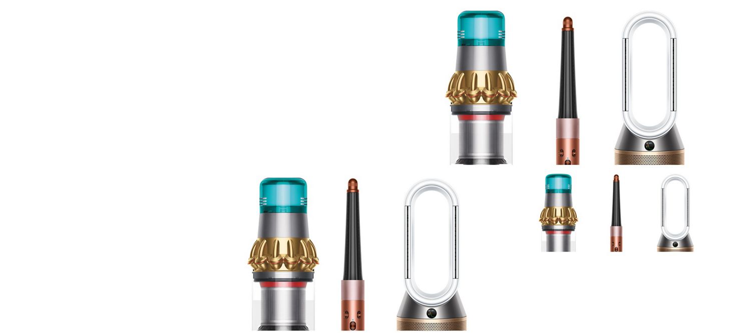 A collection of machines part of the exclusive Dyson Black Friday 2025 deals.