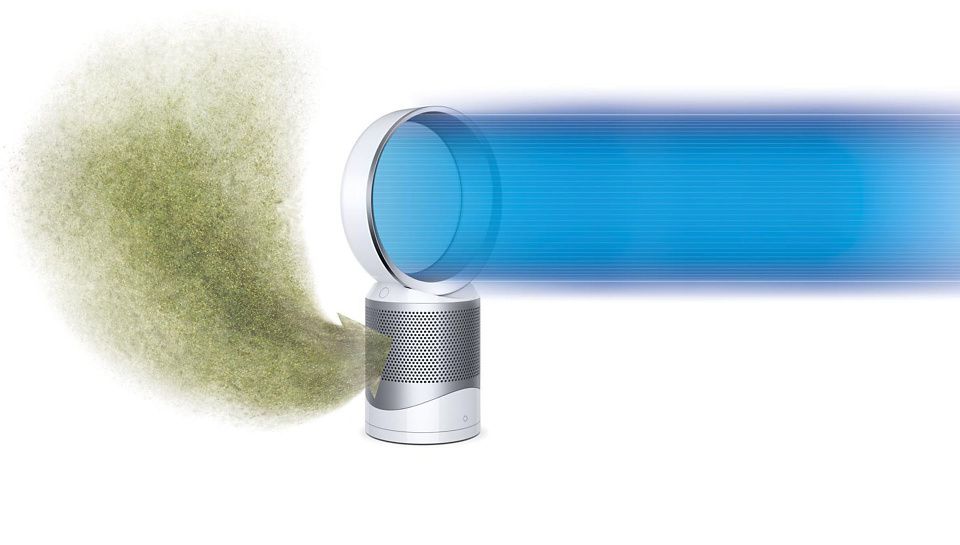 Dyson Cool Link filtrant et refroidissant l’air 