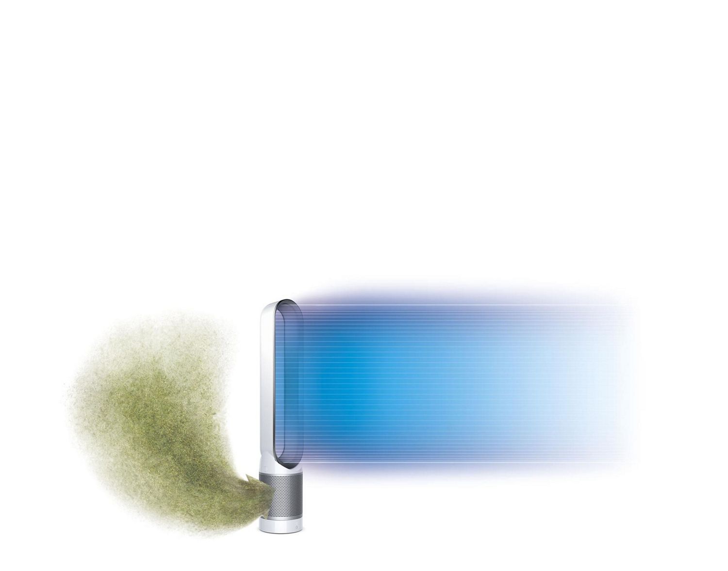 Dyson Cool Link filtrant et refroidissant l’air 