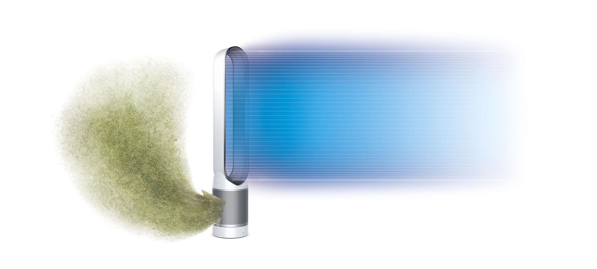 Dyson Cool Link filtrant et refroidissant l’air 