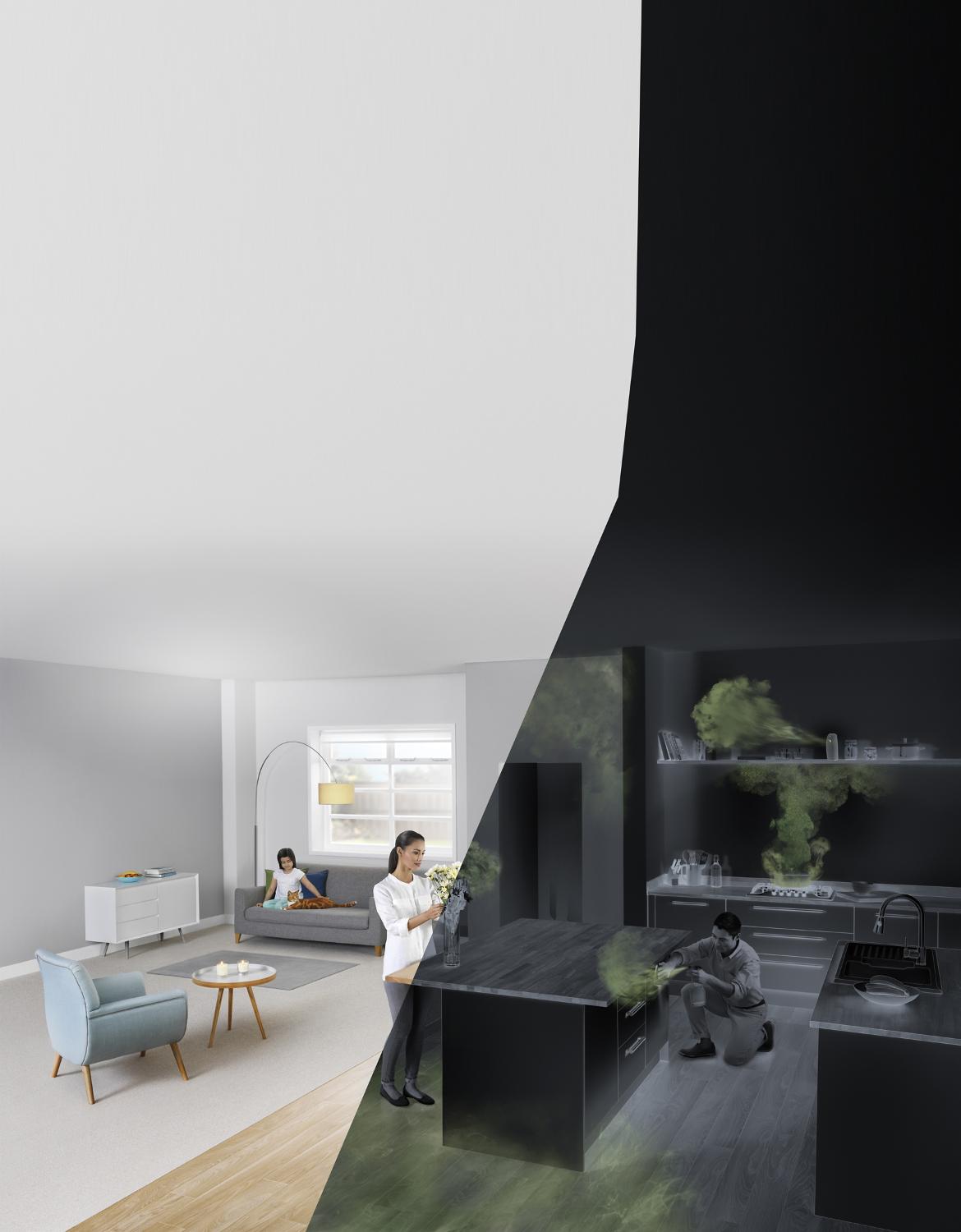 Pollution de l’air à l’intérieur Dyson Pure Cool