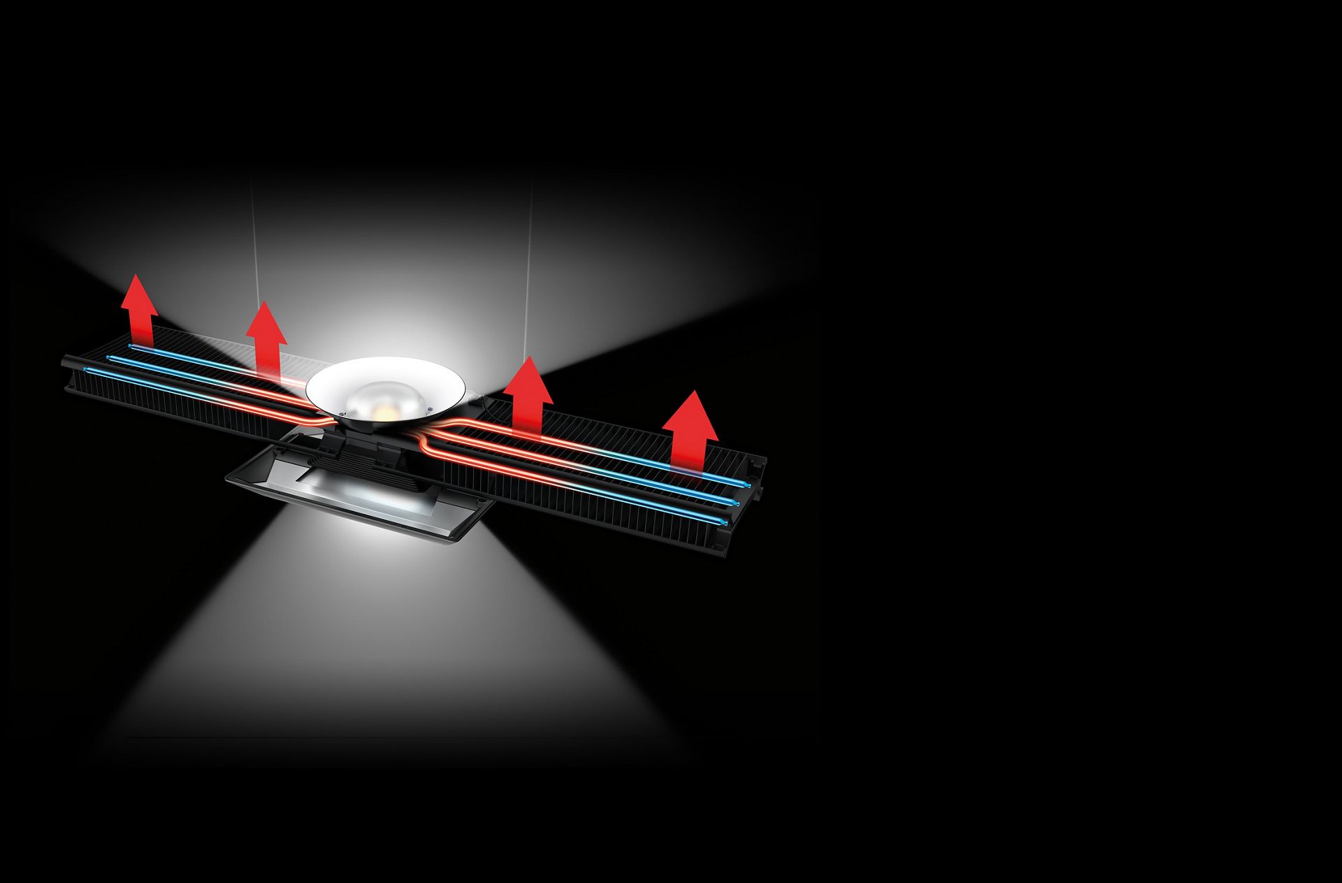 Illustration de la technologie des tubes caloducs