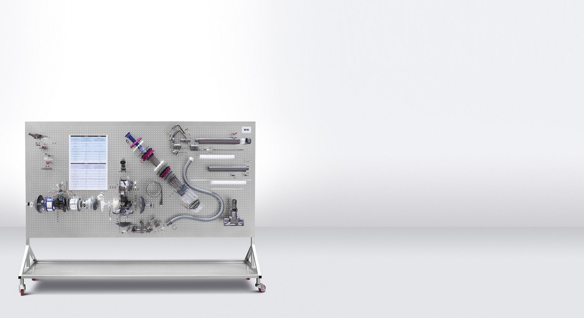 Composants d’un aspirateur Dyson