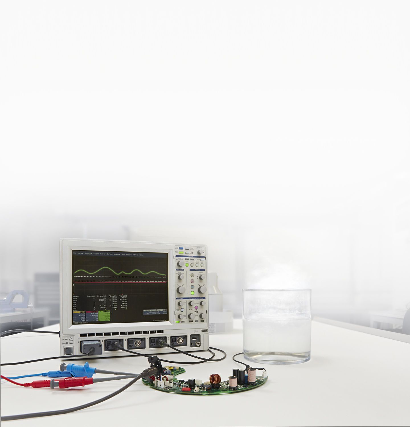 Système informatique testant l’eau