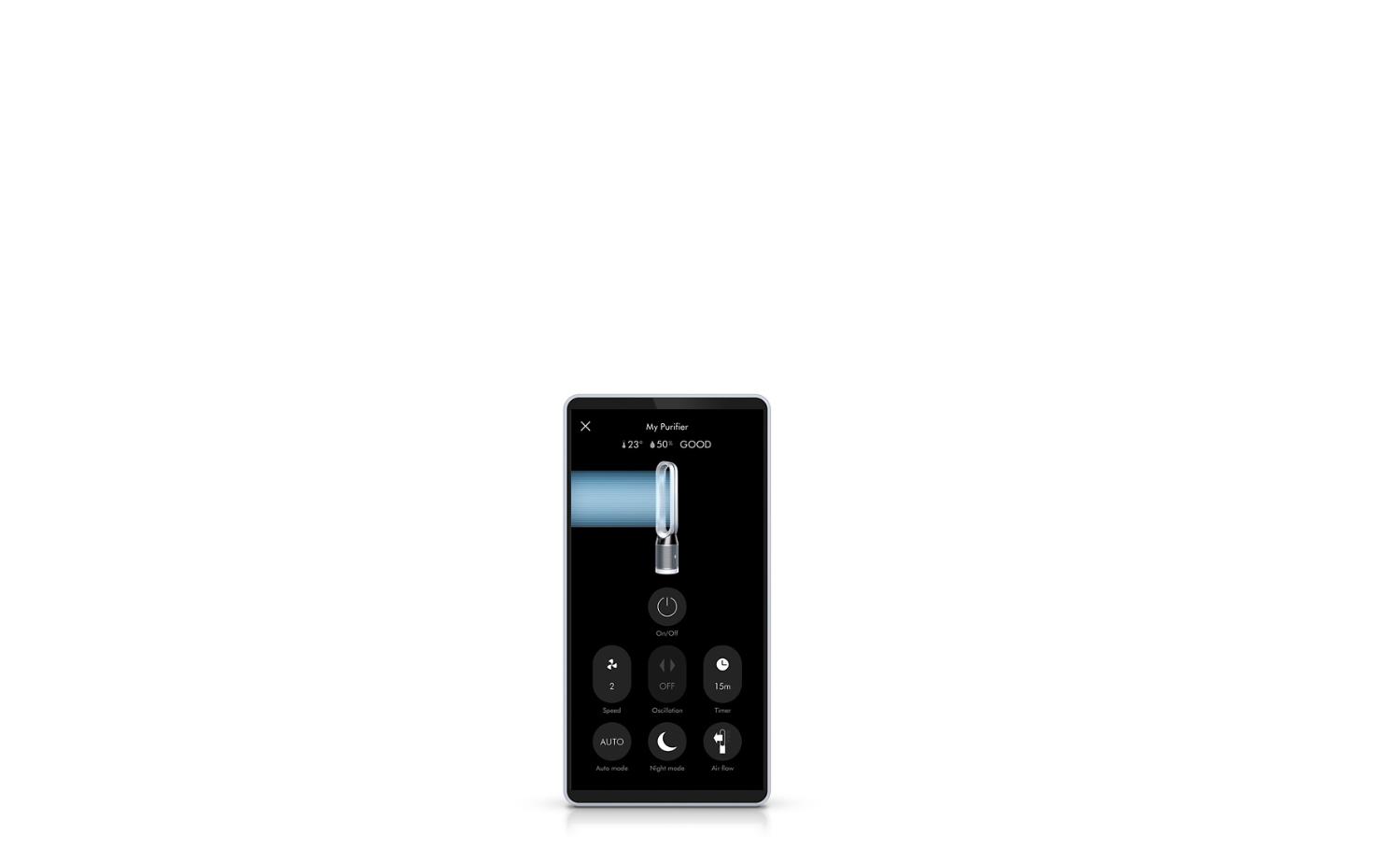 L’application Dyson Link Pure Cool contrôle votre appareil de n’importe où