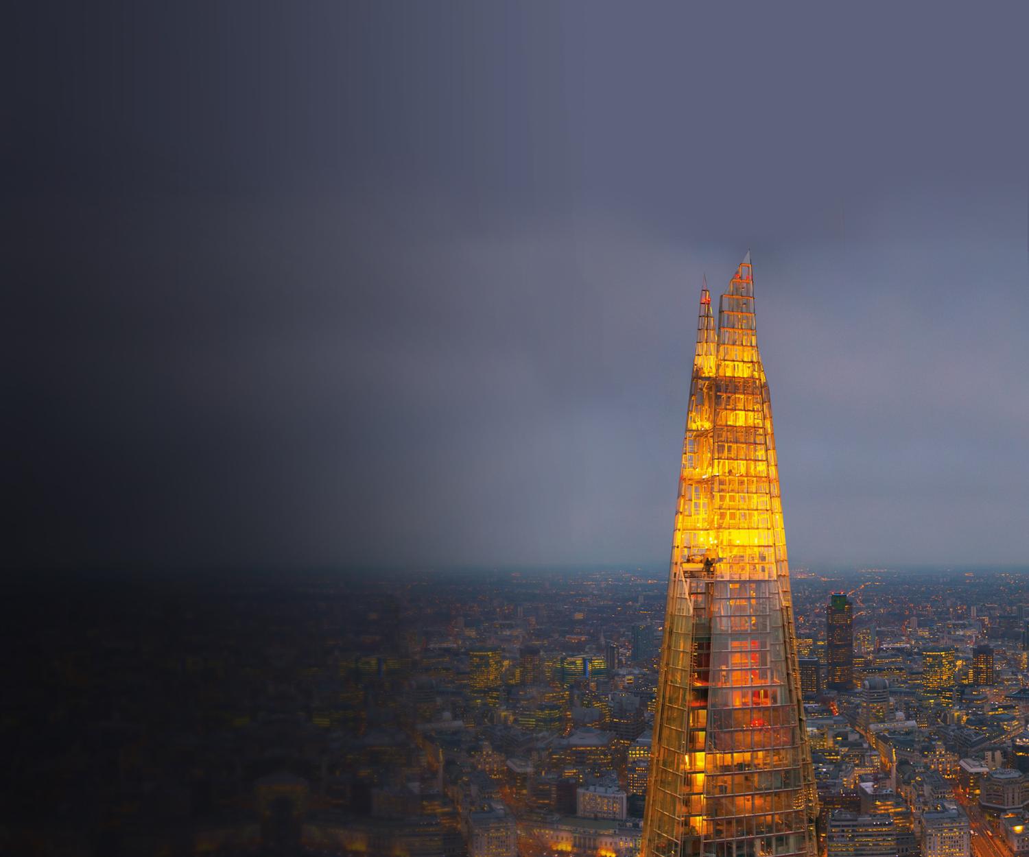 Photographie aérienne de The Shard