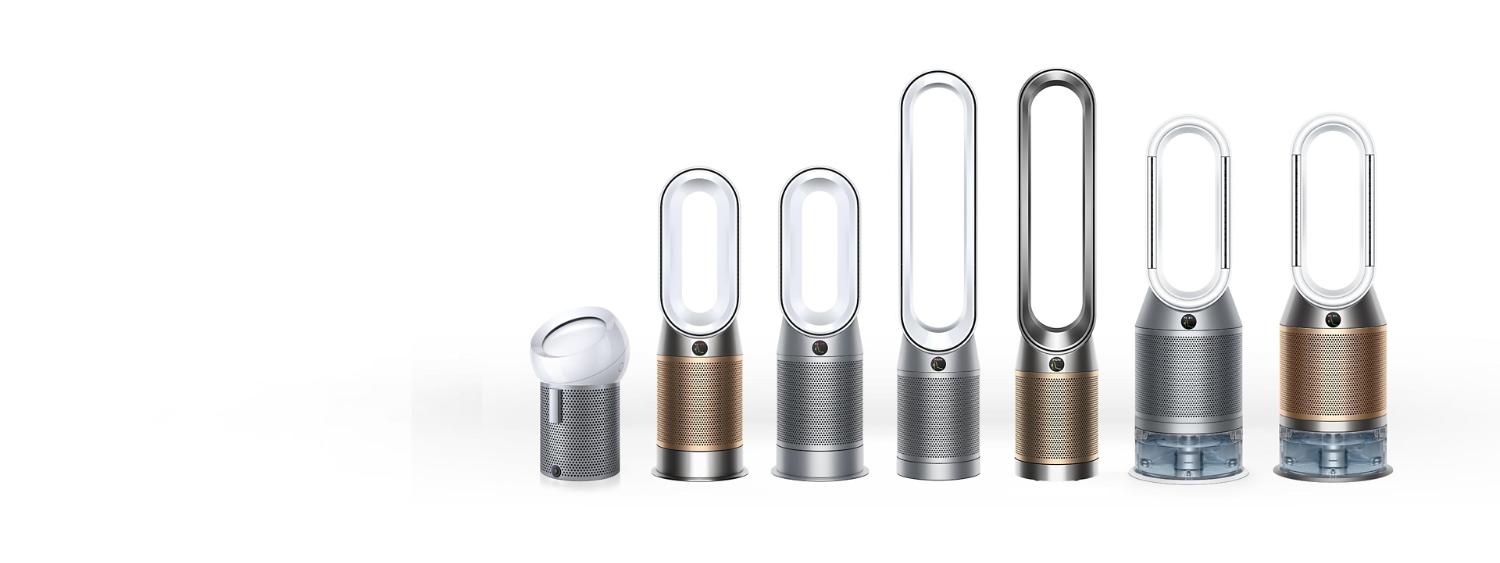 Range of Dyson purifiers