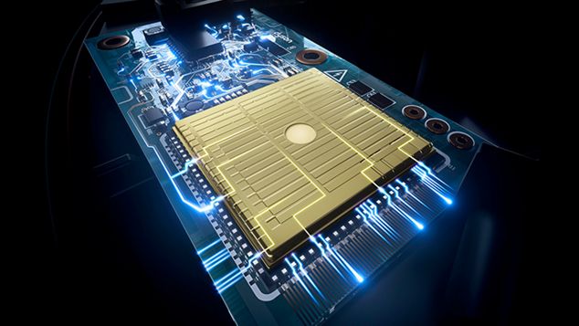 Close up of solid state formaldehyde sensor