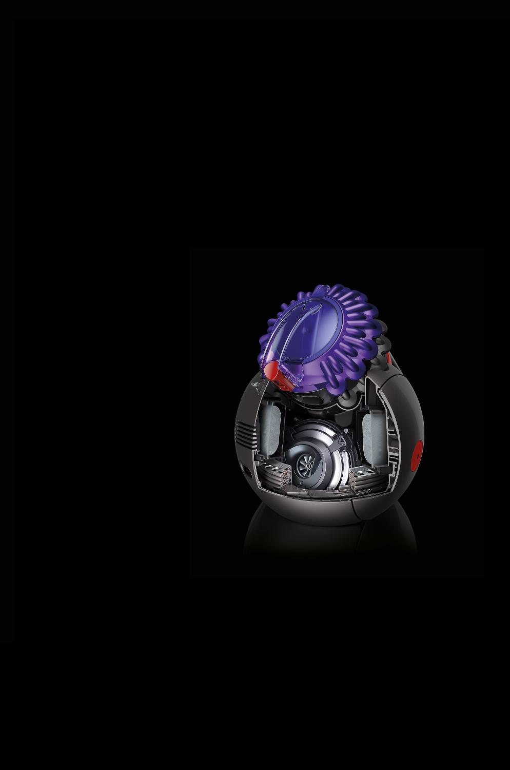 Dyson Ball housing cutaway