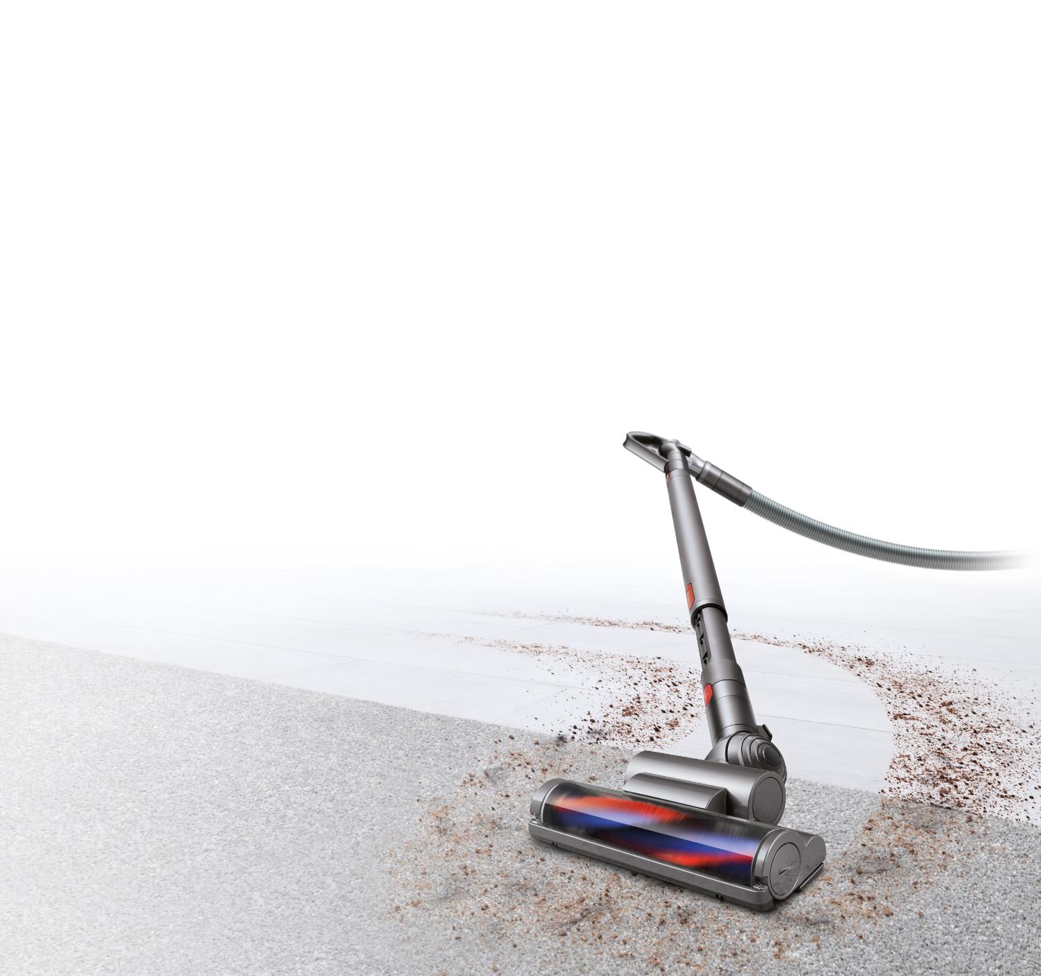 Dyson Cinetic Big Ball cylinder vacuum on hard floor