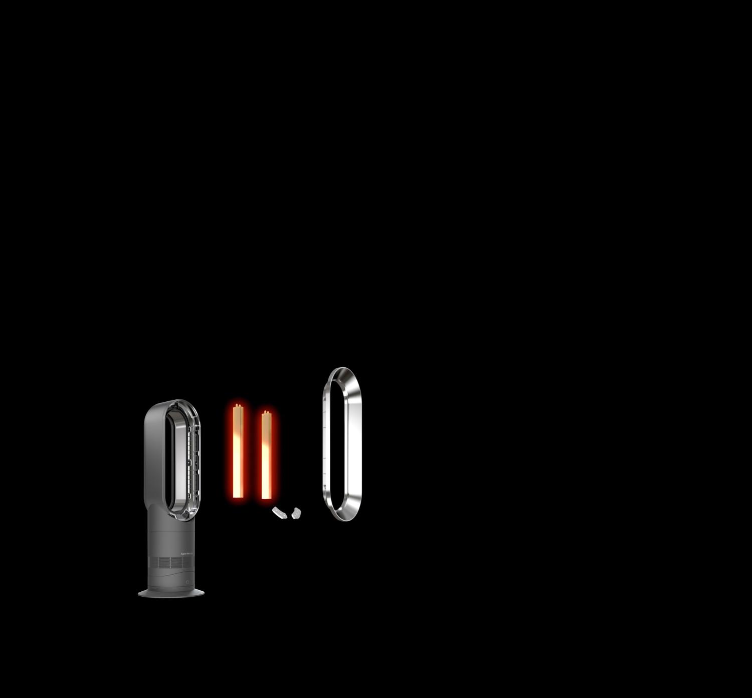 Dyson fan heater exploded view