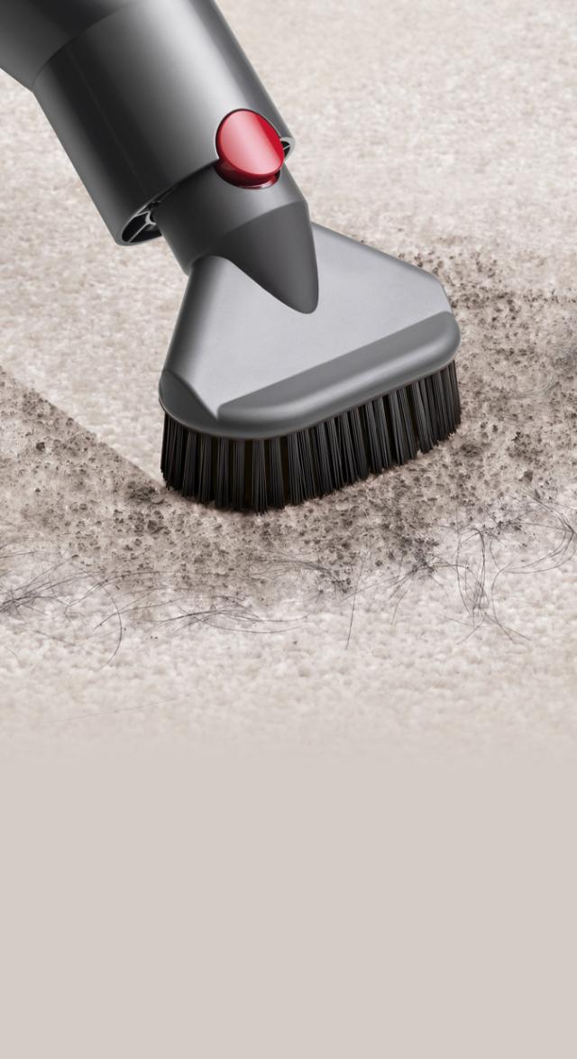 Stubborn dirt brush