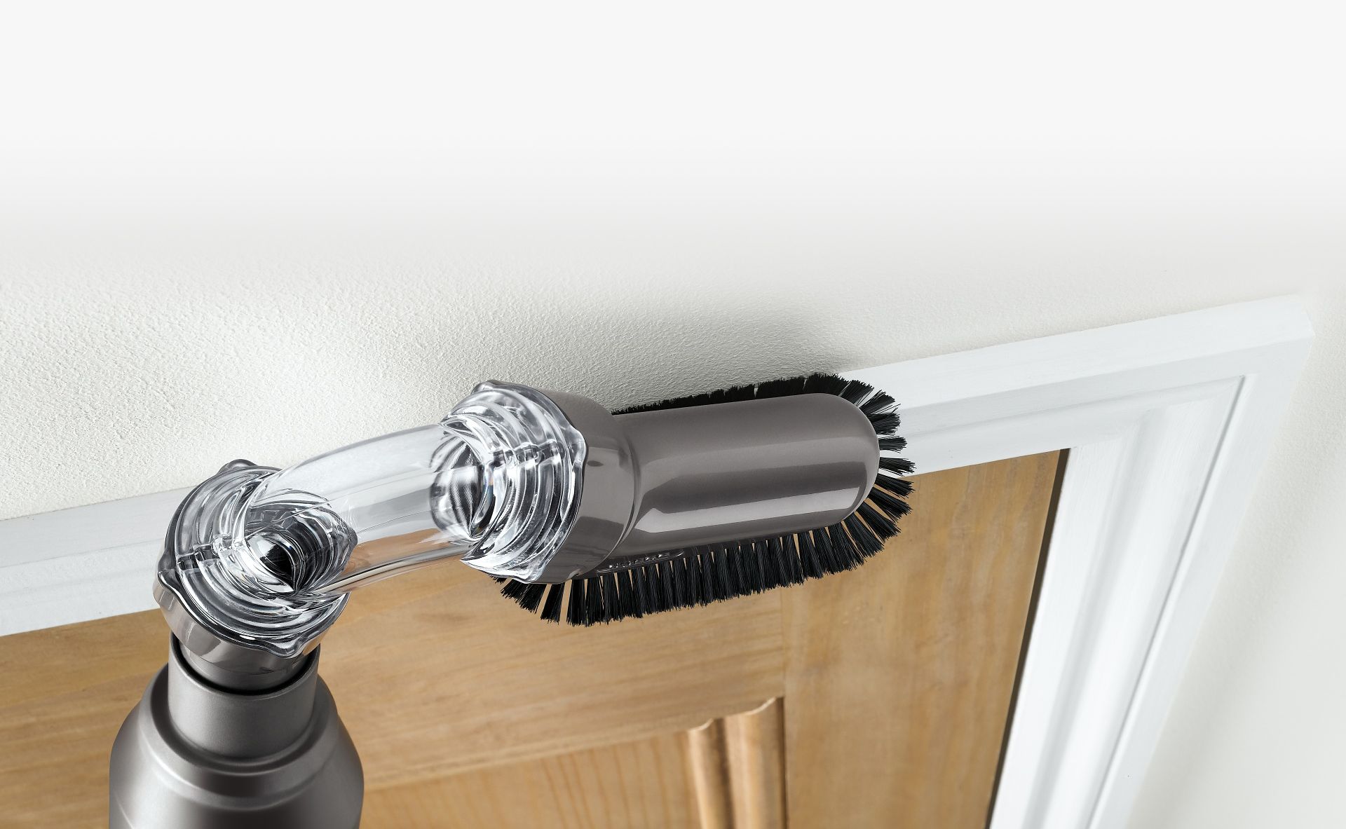 Up-top tool being used above door frame