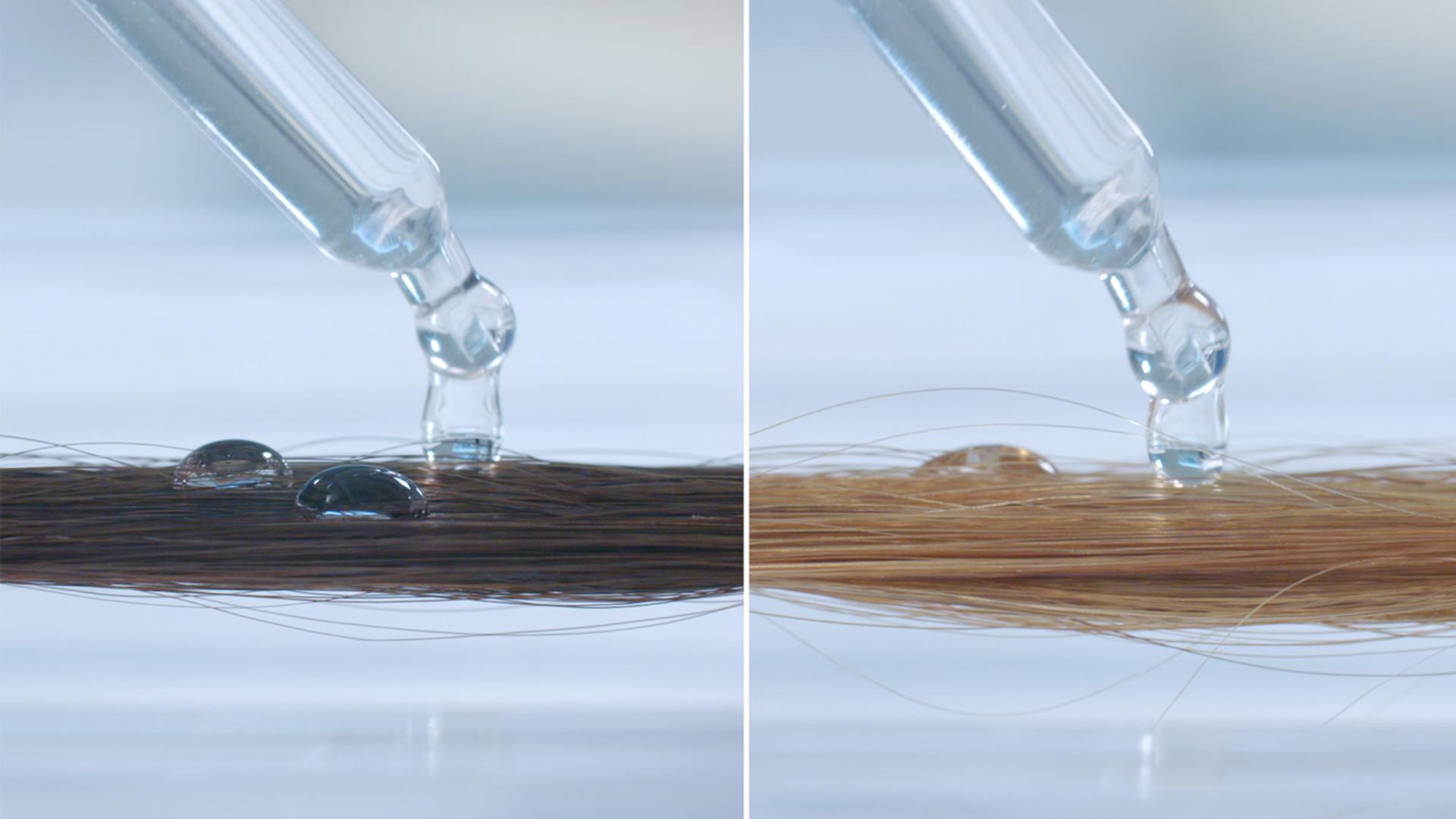 Learn how damaged hair absorbs water more quickly than healthy hair, which can weaken it.