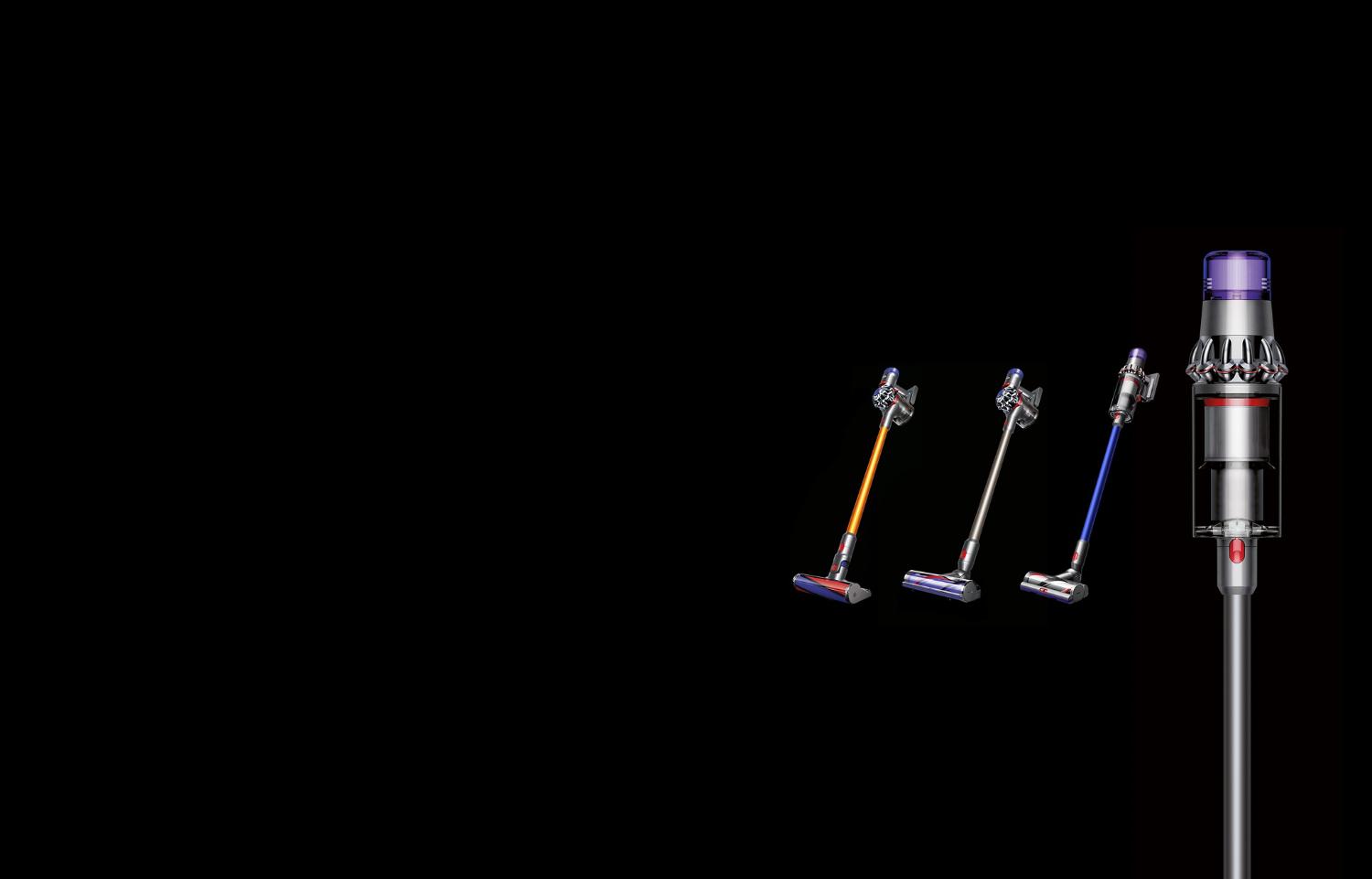 The Dyson cordless vacuum range