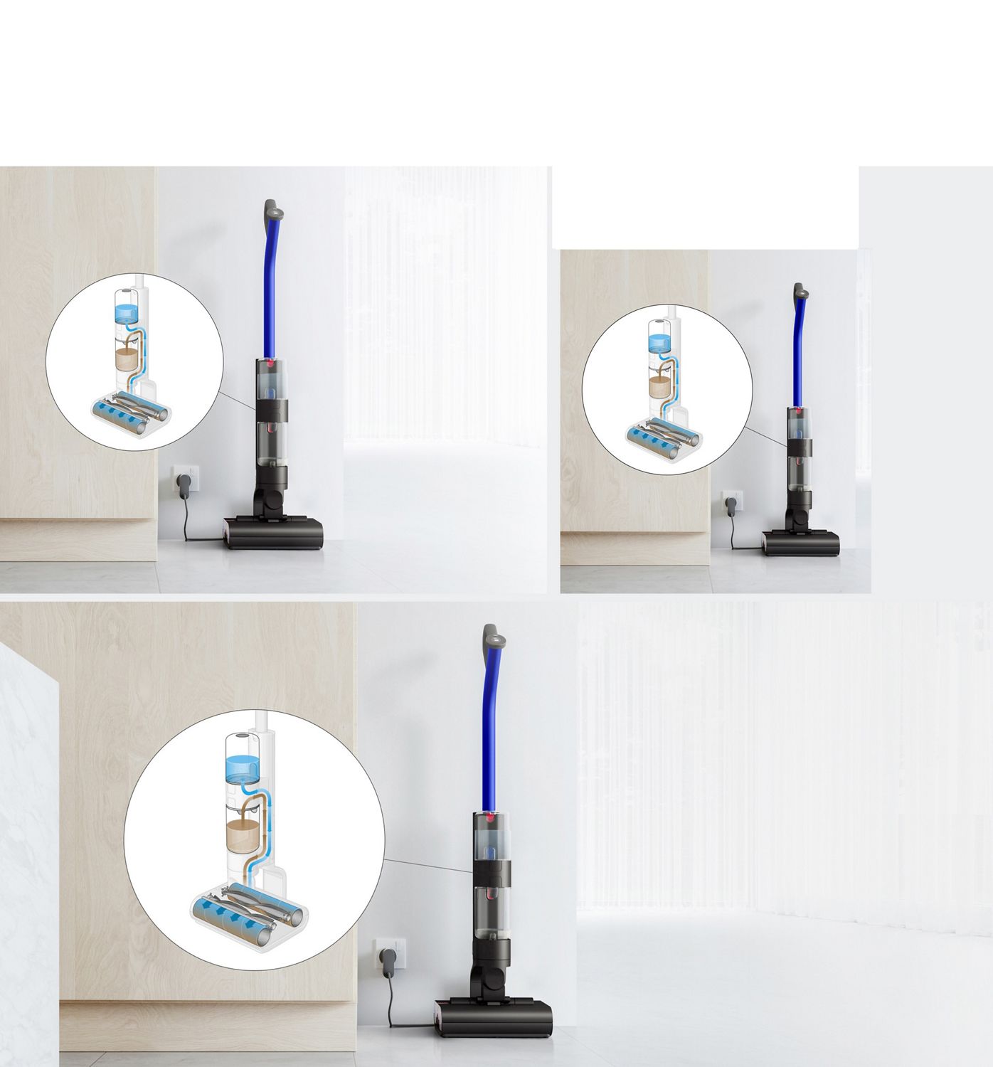 Dyson WashG1™ in Ladestation