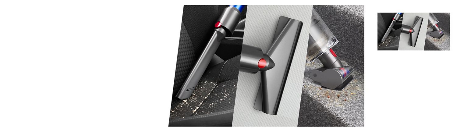 Dyson Haarpflege Zubehör: Präsentationsbox, Reisetasche, Bürsten und Aufbewahrungsständer