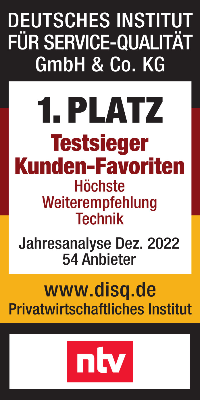 DISQ Sieger Kunden-Favoriten