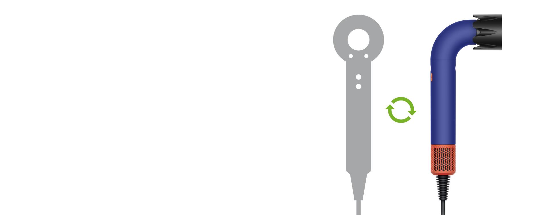 stara i nowa suszarka do włosów Dyson Supersonic