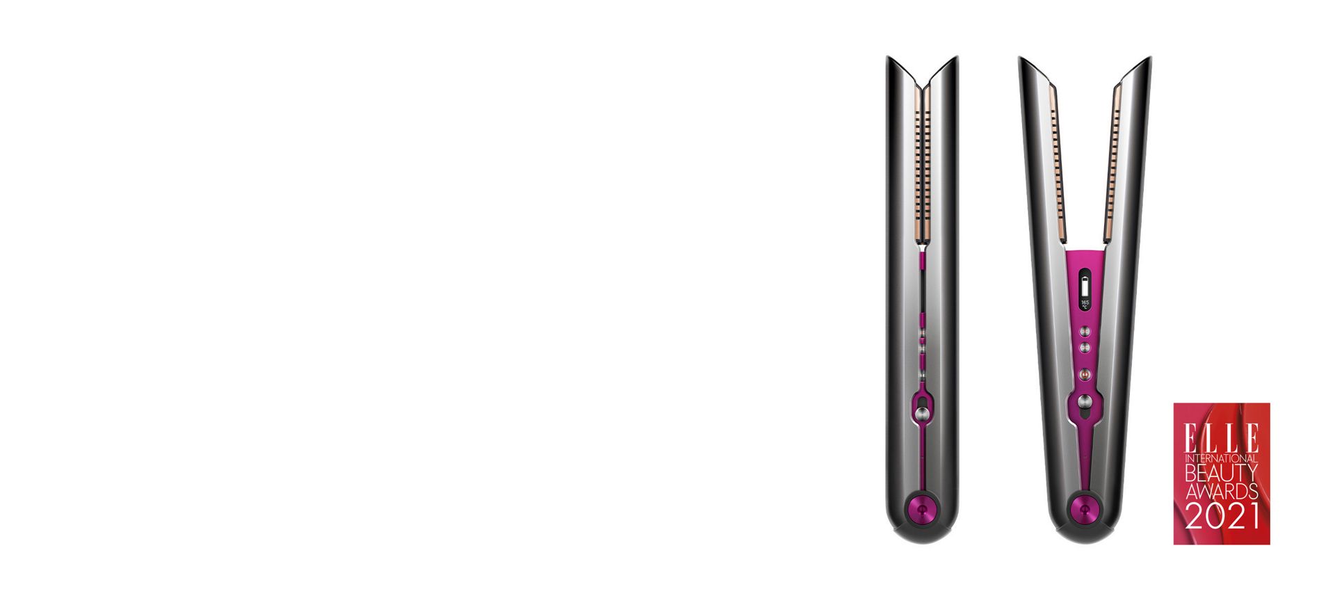 Piastra per capelli Dyson Corrale fucsia