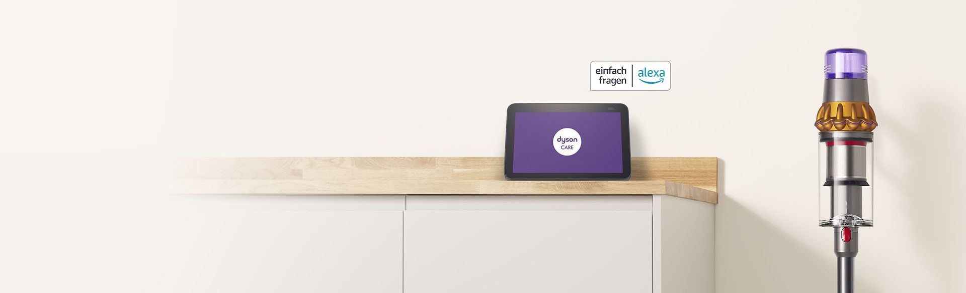 Dyson care Alexa tablet