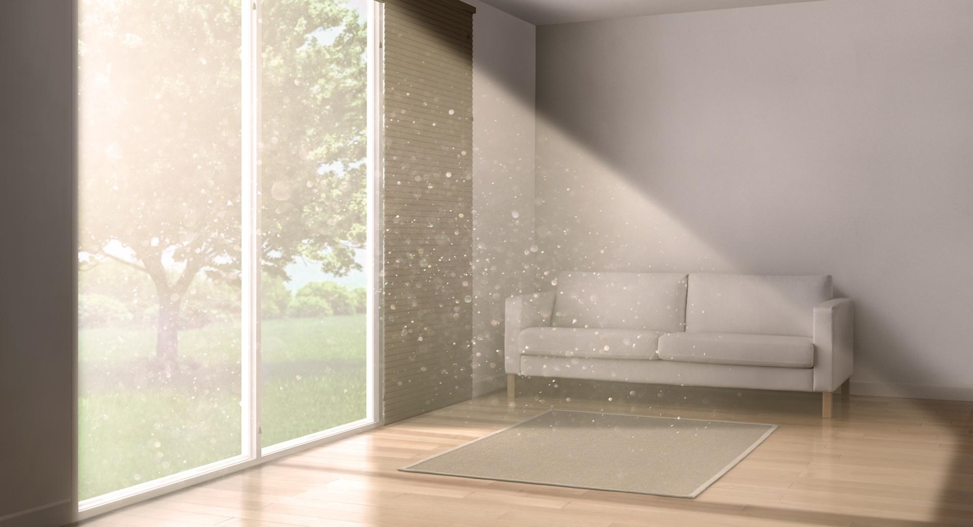 Indoor air quality of living room