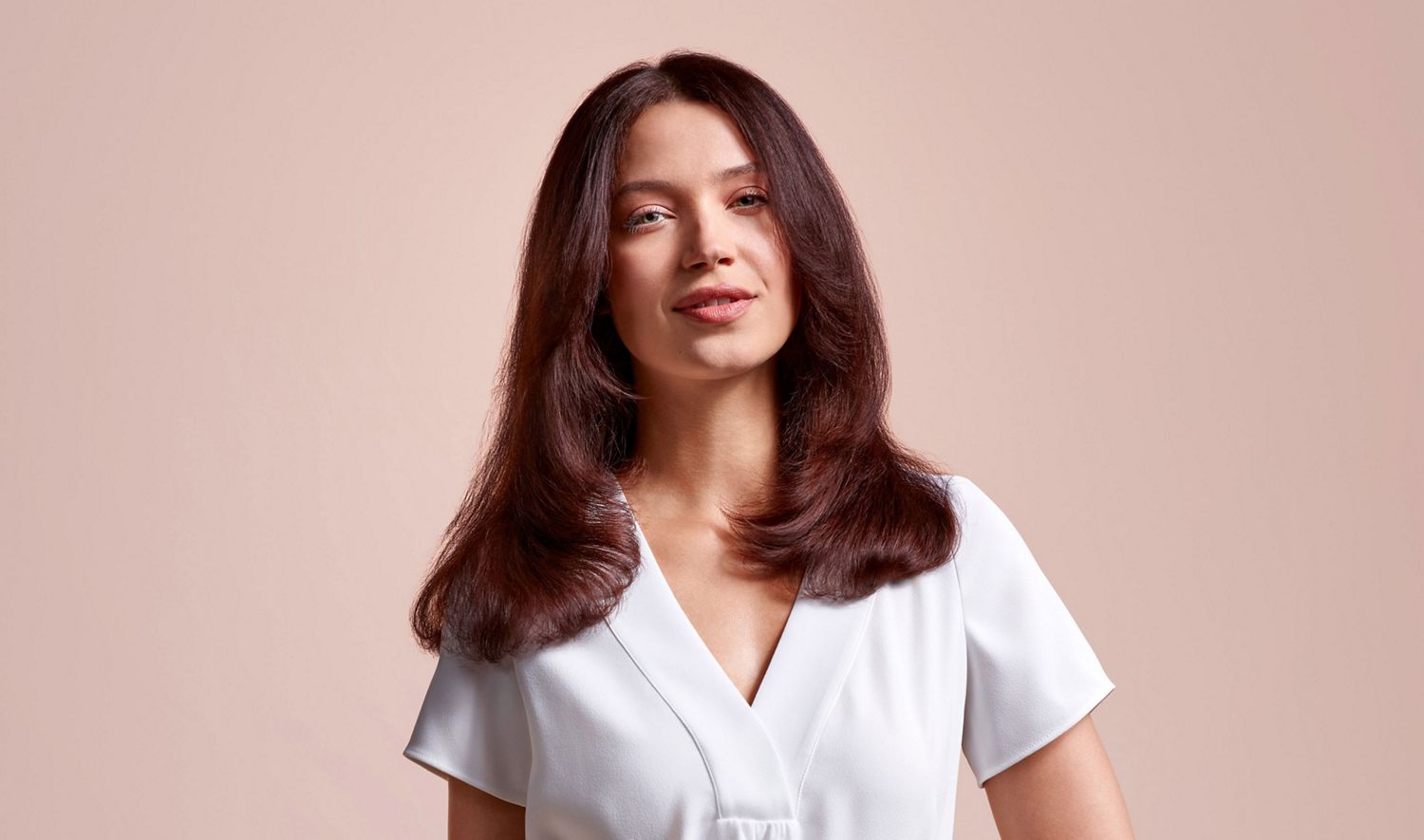 Dyson Airstrait styled hair