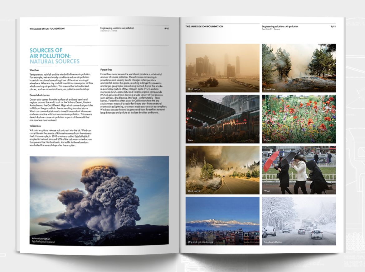 James Dyson Foundation air quality booklet