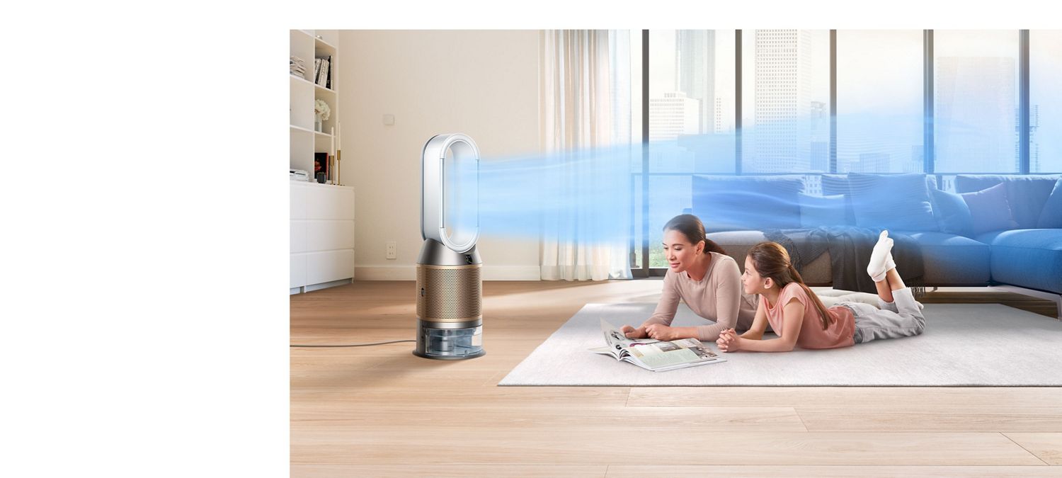 Dyson humidifer in living room