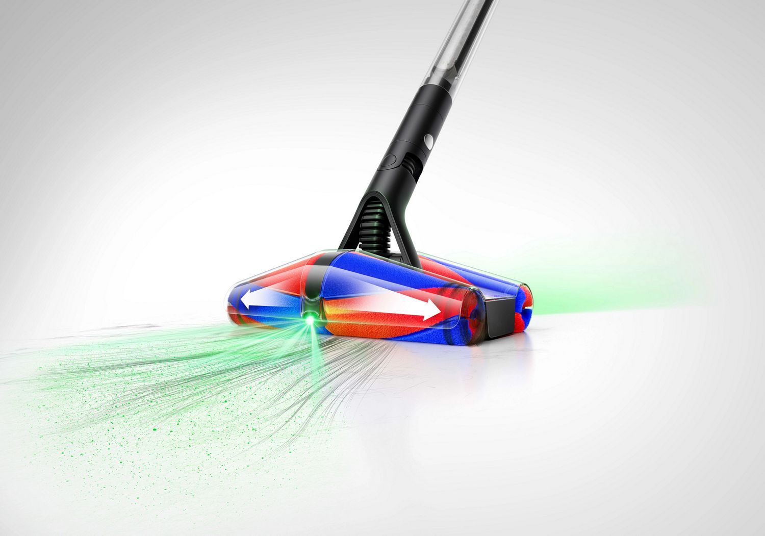 Dyson Pencilvac Fluffycones cleaner head with illumination