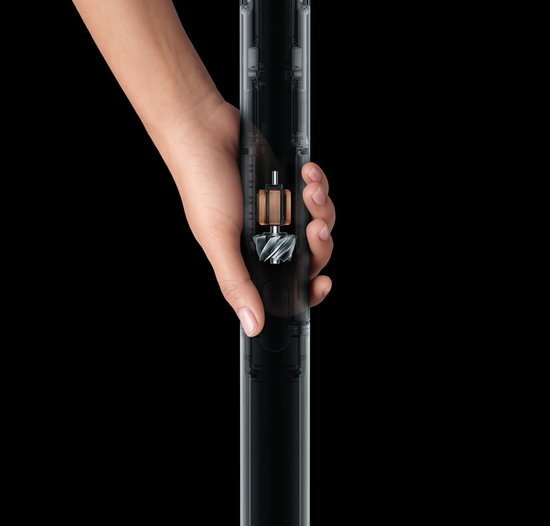 Dyson WashG1 cleaing debris