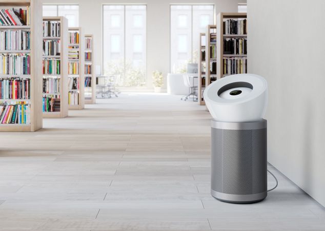Dyson Hepa Big+Quiet Formaldehyde in einem großen Raum.
