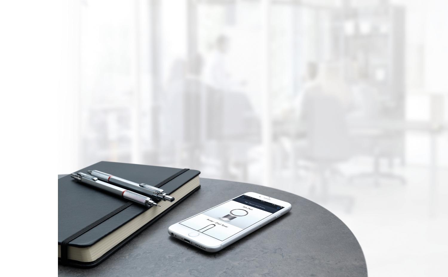 Dyson link app on smartphone screen