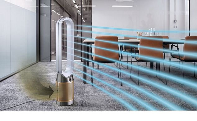 Dyson HEPA Cool Formaldehyde che diffonde aria purificata