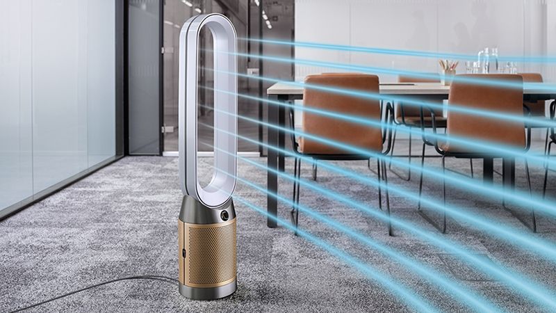 Purificateur Dyson dans un environnement professionnel